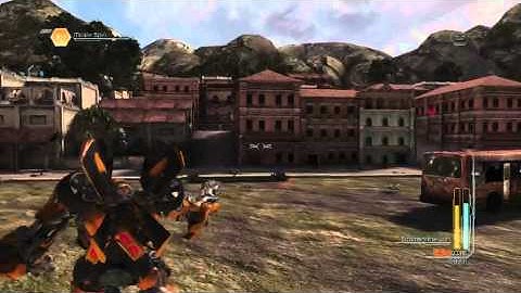 Transforormers: Dark of the Moon Video Game Campaign - Bumblebee Gameplay