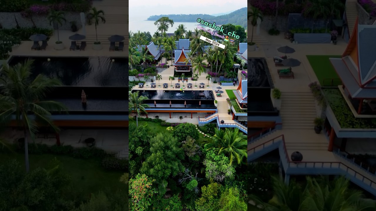 #2 | Laem Sing Beach with a drone | Пляж Лаэм Синг с дрона | Thailand Phuket 🏖️🇹🇭