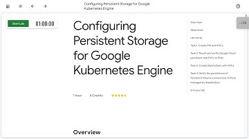 Configuring Persistent Storage for Google Kubernetes Engine
