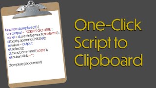 Keep Your Boilerplate JavaScript in a Bookmarklet
