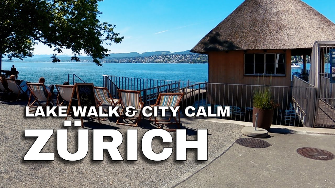 Zurich, Switzerland 🇨🇭 Lake Zurich to Old Town • Walking Tour