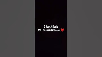 5 Best AI Tools for Fitness & Wellness #wellness #aitools #2025 #ai