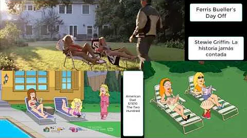 REFERENCE: FERRIS BUELLER DAY OFF - FAMILY GUY THE UNTOLD STORY - AMERICAN DAD S11E10 THE 200