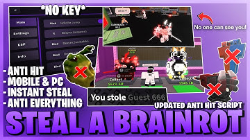 Steal A Brainrot Script *NO KEY* - Invisible Steal, Anti Hit, Anti Swap, Brainrot Spawner & More! ☯️