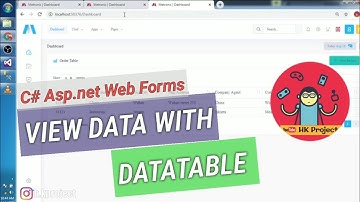 Belajar C# Asp.Net - Menampilkan data Database dengan Datatable - How View Database with Datatable ?