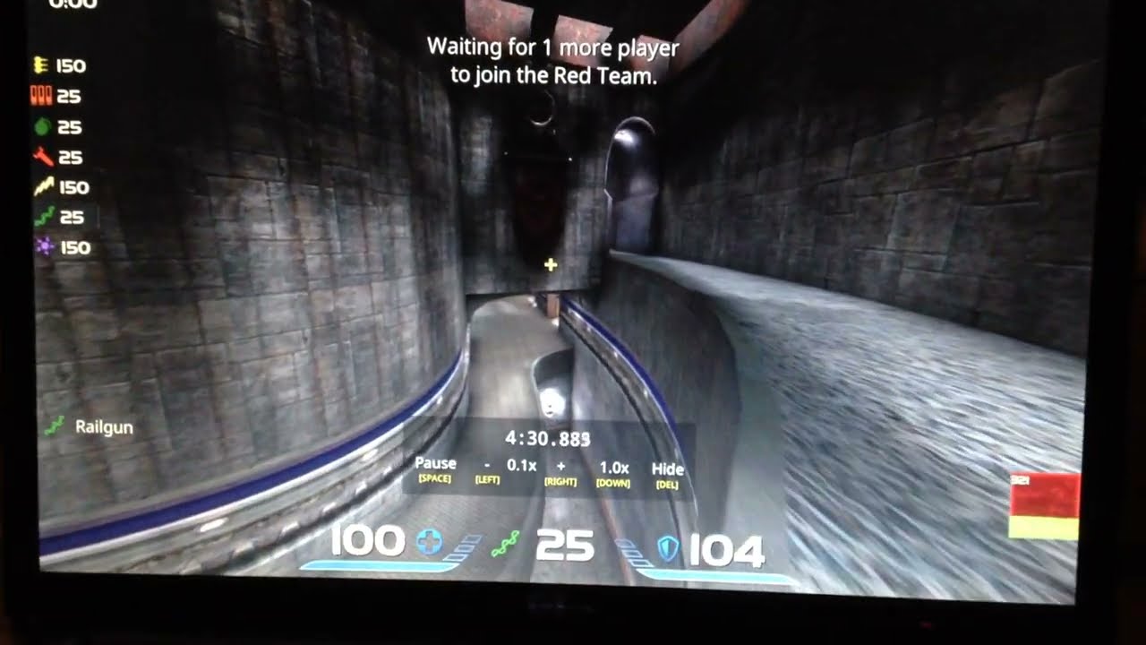 Quake Live-strafe jump for rail -map Campground (DM6)