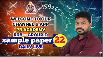 RRB Group D 2025 | Arithmetic classes in telugu| Best Math Class for Railway Exam | PR Academy |
