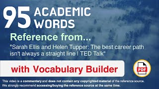 95 Academic Words Ref from "The best career path isn't always a straight line | TED Talk"