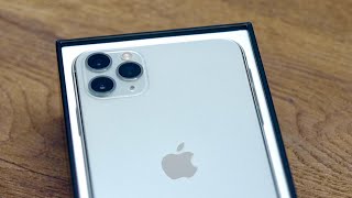 Silver iPhone 11 Pro Max Unboxing (256GB)