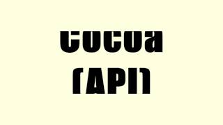 Cocoa (API)