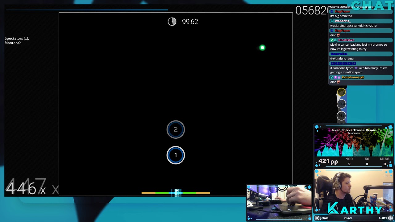 [CS6.5 Live] Karthy | Basshunter - Ievan Polkka Trance Remix [BeuKirby]+HDHR 98.82% {#1 511pp FC} umbrella testo