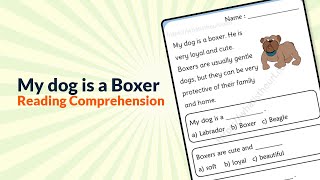 Dogs, Cows and Spiders - Reading comprehension