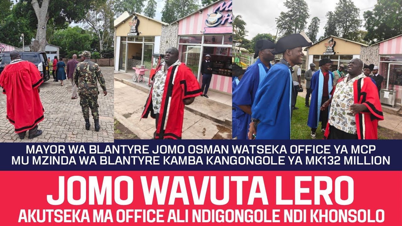 JOMO OSMAN AKUCHITA ZODABWITSA MU MZINDA WA BLANTYRE| AKUTSEKA MA OFFICE OSAONA KUTI IYI NDIYA BOMA