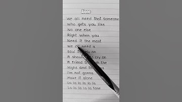 Thumbnail of Alone ~ 🌻Alan Walker & Ava Max (Lyrics)