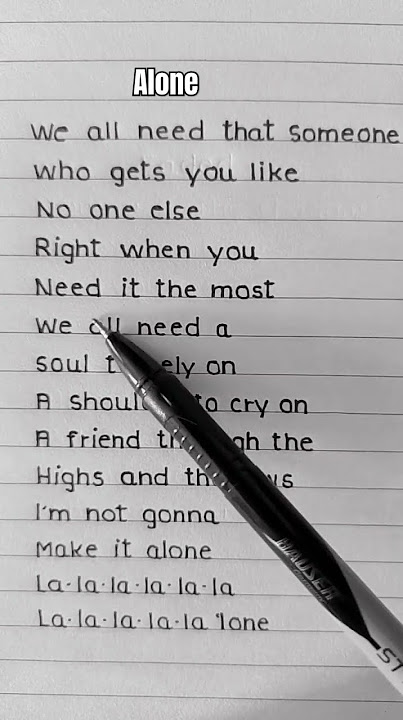 Alone ~ 🌻Alan Walker & Ava Max (Lyrics)