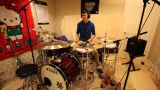 Linkin Park - In The End - Drum Cover by Kenneth Wong (SINGLE BASS W/ FOOT CAM) chords