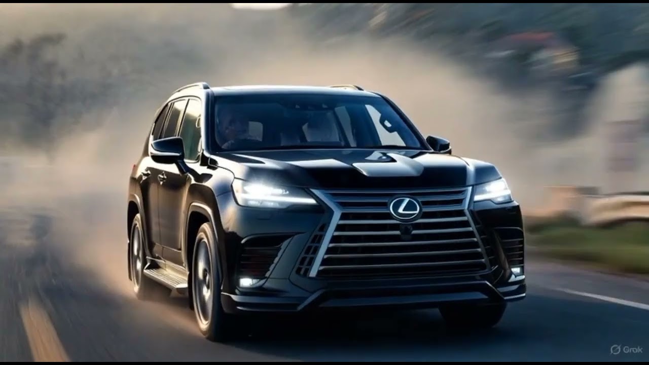 Lexus LX 800H в действии | Роскошный гибридный внедорожник на полной скорости
