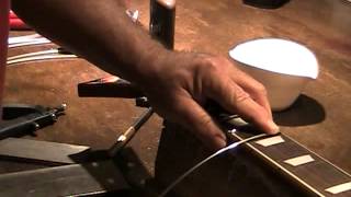 Steel Fretwork on a Bound Fingerboard