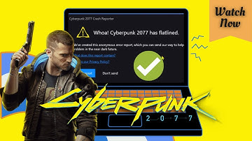 Cyberpunk 2077 v 1.61 Crash Error Fix !! Whoa! Cyberpunk 2077 has flatlined. Fix 100% 11/14/2022