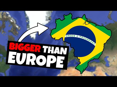 Brazil is WAY Bigger Than You Think