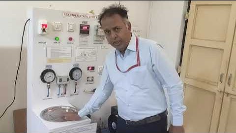 Experiment on Vapor Compression Refrigeration Test Rig