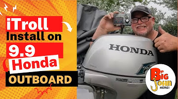 iTroll install on Honda 9.9 outboard