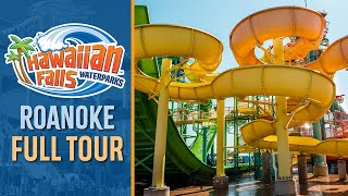 Hawaiian Falls Roanoke Water Park Full Tour | Over A Dozen Slides, World's First Dueling Tube Racer