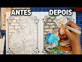 👉 Olha essa transformação 😳 | Antes e Depois Colorindo