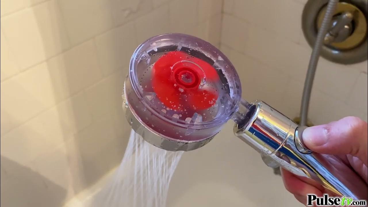 Powerful Vortex Shower Head with Turbo Fan YouTube
