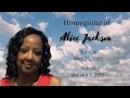 Celebration of Life for Alice Jackson