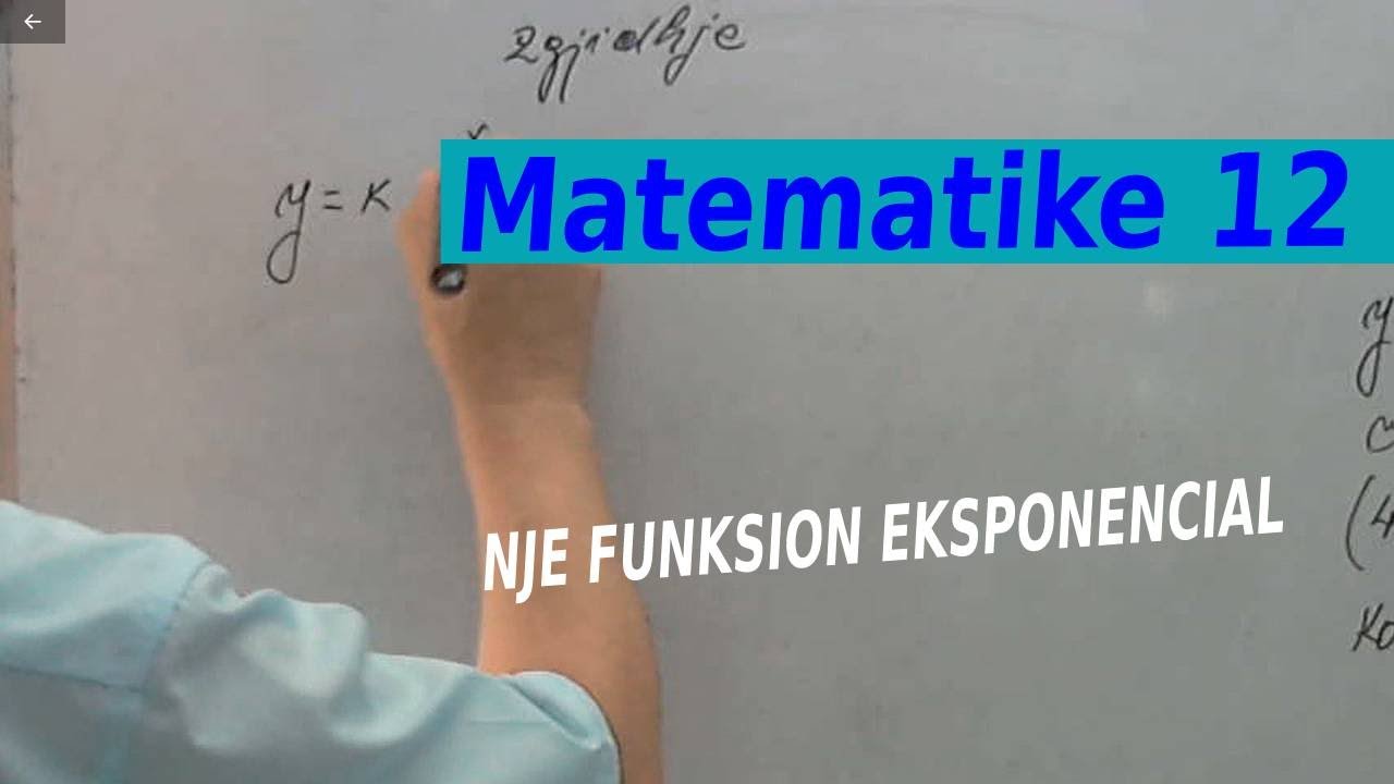 Matematike 12/ Nje funksion eksponencial