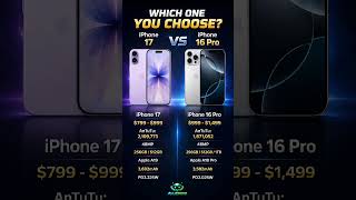iPhone 17 vs iPhone 16 Pro 🔥 Full Comparison | Which One Should You Buy? #shorts