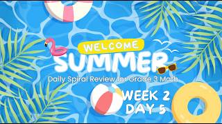 Week 2 Day 5: Daily Spiral Review for Grade 3 Math
