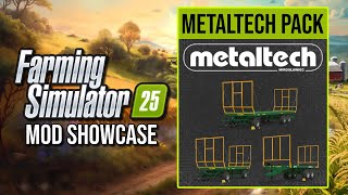 Metaltech Bale Trailers Pack - Farming Simulator 25