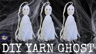 Full Inexpensive Halloween Crafts DIY Yarn Ghost Tutorial News