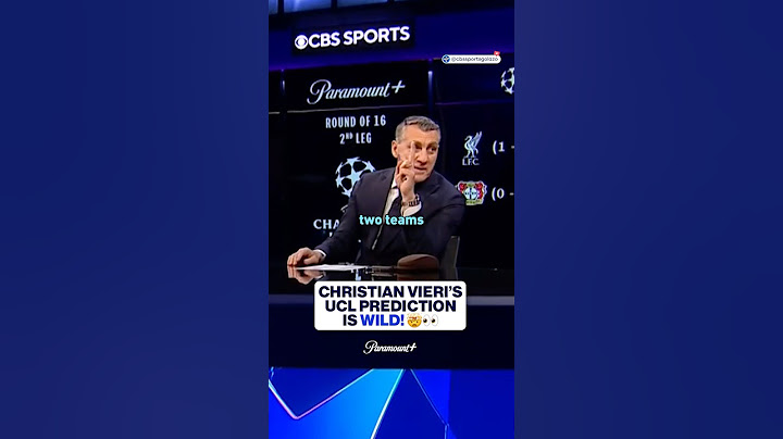 Christian Vieri's BOLD Champions League prediction 🔮 | UCL Today | CBS Sports Golazo