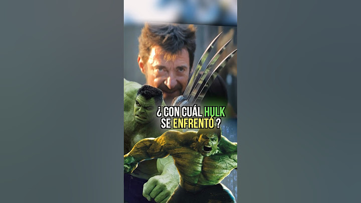 ¿ Por qué Wolverine se enfrento a HULK?  #wolverine #hulk #marvel