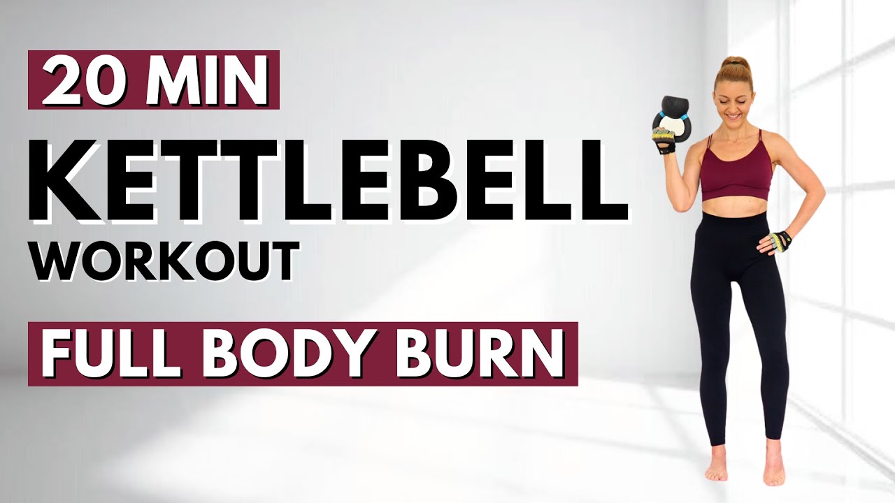 🔥20 Min KETTLEBELL WORKOUT🔥Full Body Strength & Conditioning🔥ALL