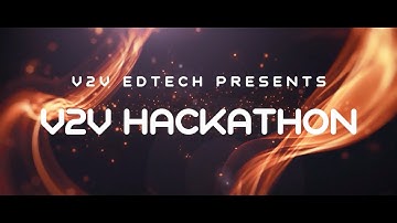 V2V EdTech Hackathon 2025 | Innovation Begins Here 🚀