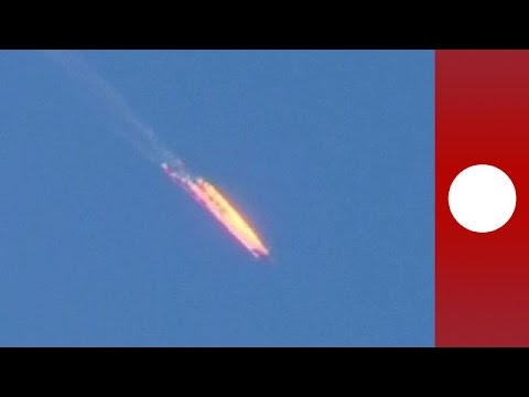 Russian SU-24 warplane downed by Turkish forces over Syria border