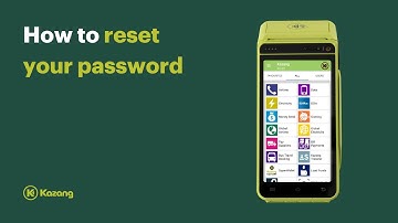 How to reset your password