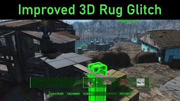 Fallout 4: Improving the 3D Rug Glitch with Shlotilla (Shrugillar