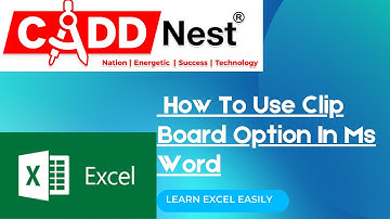 CADD Nest How To Use Clipboard option in MS Word