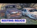 Exploring an Old Car &amp; Truck Graveyard Lost In The Woods! Abandoned 1940s to 70s Vehicles