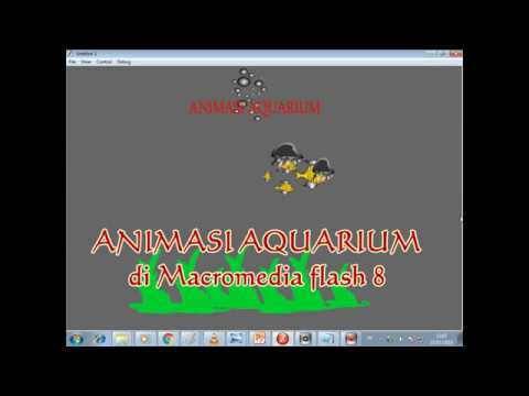  ANIMASI  PERGERAKAN IKAN  DI  AQUARIUM YouTube