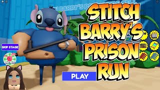 STITCH BARRY'S PRISON RUN! #roblox #scaryobby #viral #trending #shorts #Skibiditolet #thodzgaming