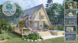 Exploring an A-Frame House Plan - A Fusion of Design and Nature