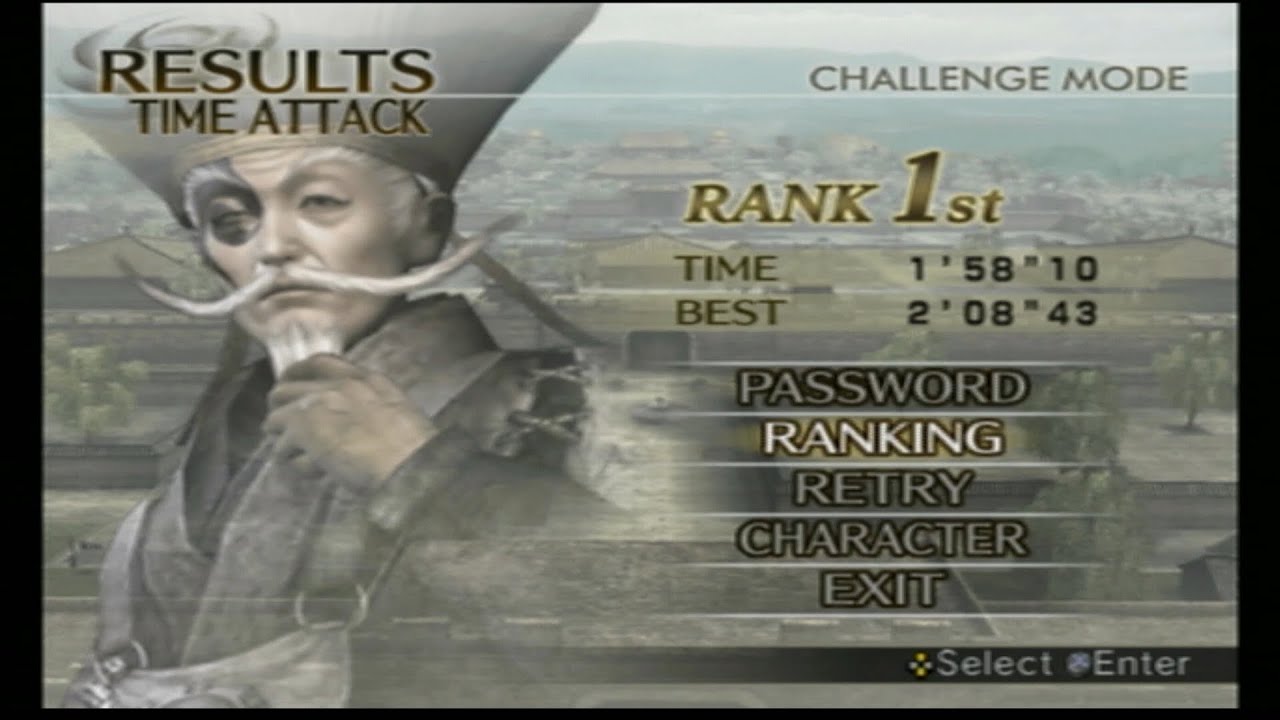 Dynasty Warriors 5XL Challenge Mode: Time Attack