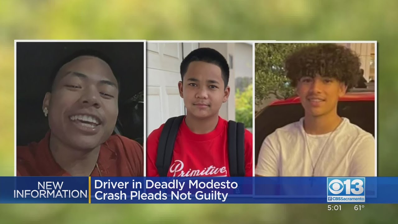 Driver In Deadly Modesto Crash Pleads Not Guilty - YouTube