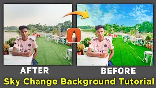 How To Sky Change Background Photo Editing Tutorial Mobile l Sketchbook l Prosen Editz Zone... screenshot 1